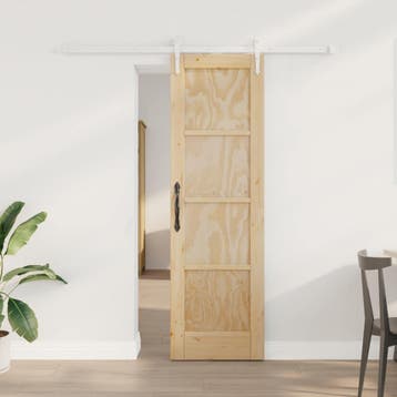 vidaXL Schuifdeur ORKDAL 61 x 198,5 cm Massief grenenhout, Verzenden