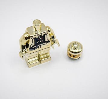 Lego Minifiguur - Star Wars - LEGO - Star Wars - Chrome Gold, Nieuw