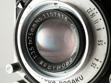 Minolta Minoltacord with Chiyoko Promar 3,2/75mm Appareil, Nieuw