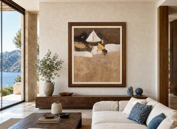 Antonio Collado Martinez (1956) - Marina en Ocre