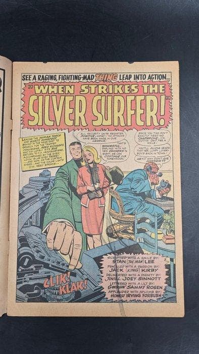 Fantastic Four (Vol. 1) #55 - Thing vs. Silver Surfer; 4th, Boeken, Strips | Comics
