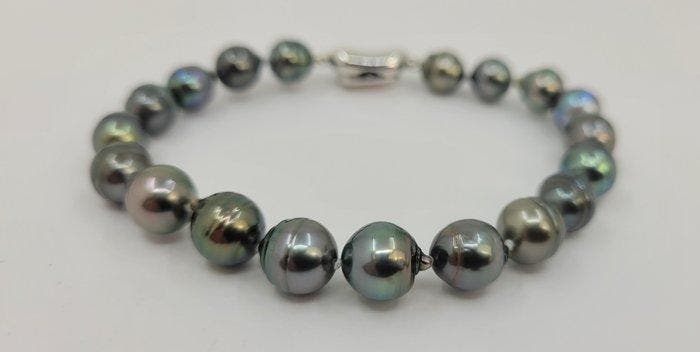 Zonder minimumprijs - Armband 8×9,5 mm pauwengroene, Bijoux, Sacs & Beauté, Bracelets