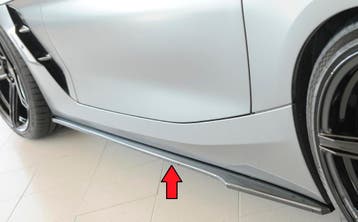 Side skirt aanzetstuk | geschikt voor BMW | Z4 Roadster 2019, Verzenden, Nieuw, BMW