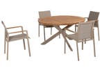 Taste by 4 Seasons Cortina tuinset latte met Prado tafel, Nieuw