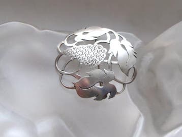 Argent - Broche - Art Nouveau
