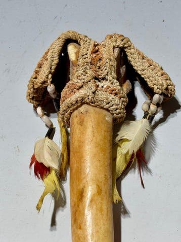 Interessante Asmat-botendolk - Bot van Casuaris - Asmat -, Antiek en Kunst