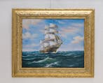 Italiaanse school (XX) - Veliero in Mare Aperto, Antiek en Kunst, Kunst | Schilderijen | Klassiek