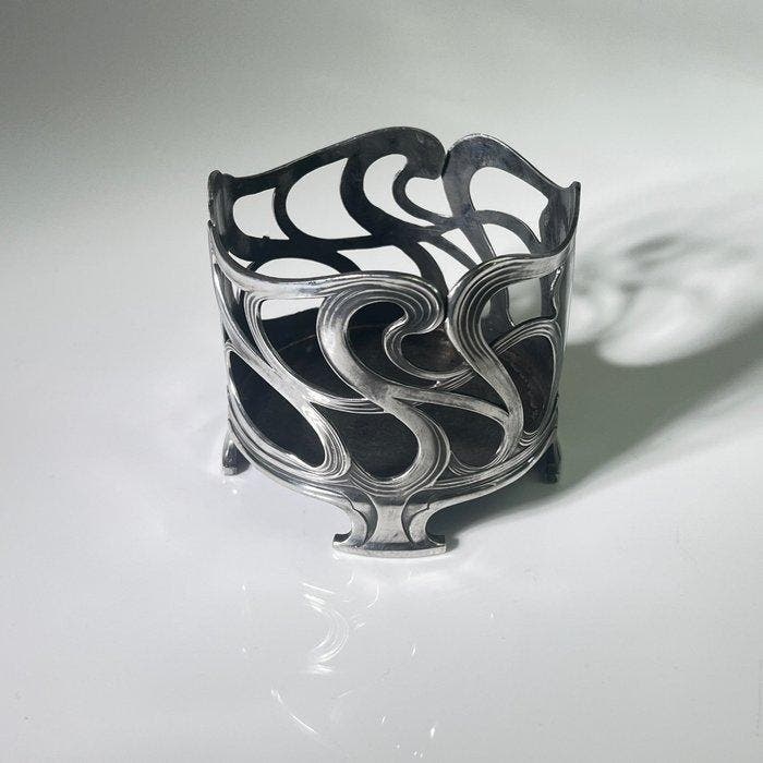 WMF - Flessenonderzetter - vloeiende organische lijnen -, Antiek en Kunst, Antiek | Meubels | Tafels