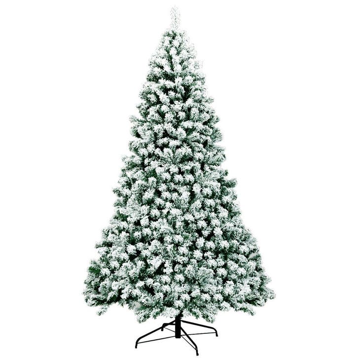 2dekans | Coast Besneeuwde Kunstkerstboom Wit/Groen – 225 cm, Diversen, Kerst, Ophalen of Verzenden