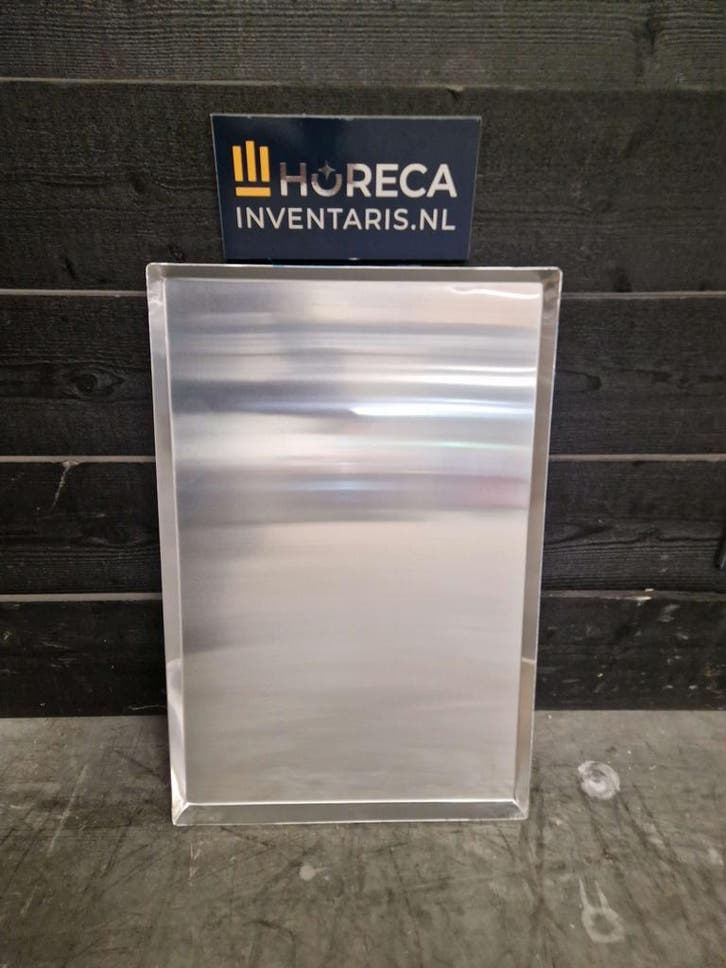 Ovenbakplaat | RVS | bakkersnorm | 60 x 40 cm | horeca, Zakelijke goederen, Horeca | Keukenapparatuur, Nieuw in verpakking, Bakkerij en Slagerij