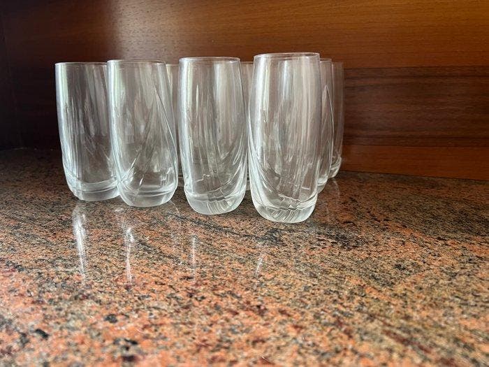 Drinkservies (47) - Glas - Nr. 47 vintage glazen, Antiek en Kunst, Antiek | Meubels | Tafels