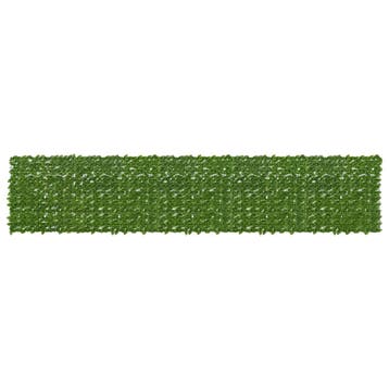 vidaXL Balkonscherm met bladeren Groen en Geel 500 x 100 cm, Verzenden, Nieuw