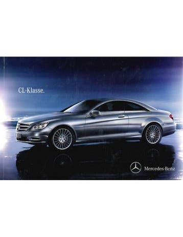 2012 MERCEDES BENZ CL KLASSE BROCHURE NEDERLANDS, Ophalen of Verzenden