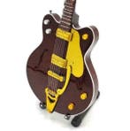 Miniatuur Gretsch Country Man gitaar met gratis standaard, Verzenden, Beeldje, Replica of Model
