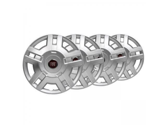 4x ORIGINAL Wielkuipafdekking Fiat wiel ZILVER 15 inch DUCAT, Autos : Pièces & Accessoires, Pneus & Jantes, Enlèvement ou Envoi