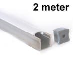 LED Profiel 2 meter - 15mm hoog, Doe-het-zelf en Bouw, Metalen, Verzenden, Nieuw