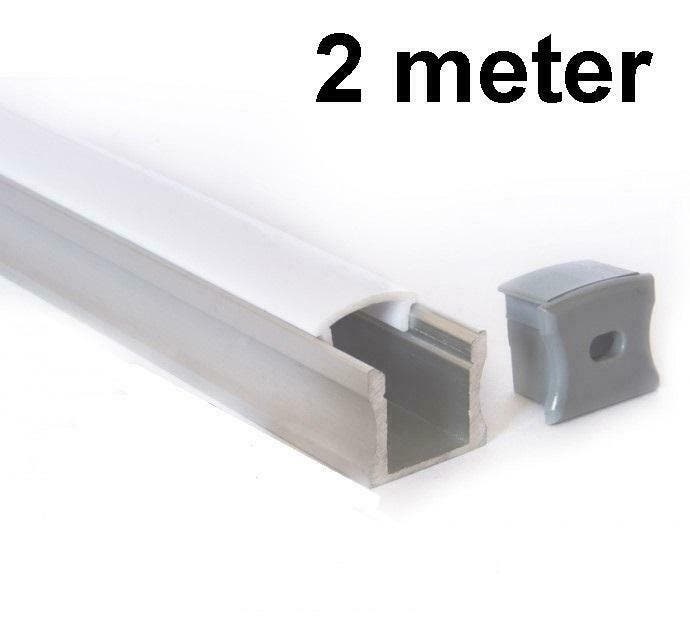 LED Profiel 2 meter - 15mm hoog, Bricolage & Construction, Métaux, Envoi