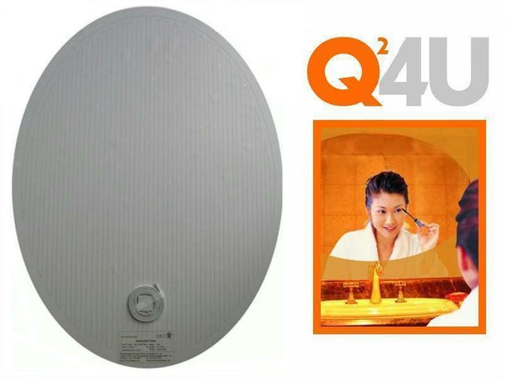 Spiegelverwarming ovaal vele maten en vormen, 230 en 12 volt, Bricolage & Construction, Sanitaire, Enlèvement ou Envoi