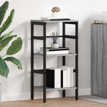 vidaXL Boekenplank 2-laags 40 x 29.5 x 115 cm Bewerkt hout, Verzenden, Nieuw