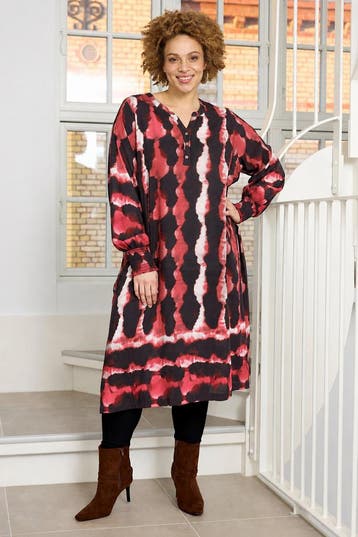 ZHENZI jurk lange mouwXXL=58Maat 46/48 (XL) of groter, Kleding | Dames, Verzenden, Nieuw, Maat 46/48 (XL) of groter, Overige kleuren