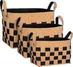 2dekans | Mica Decorations Opbergmand - Set van 3 - L40 x, Ophalen of Verzenden, Nieuw