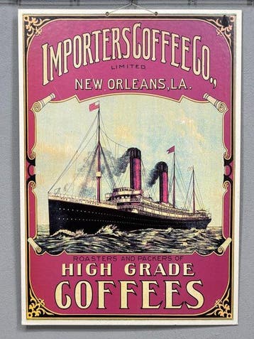 reclamebord – Importers Coffee Co. – New Orleans -