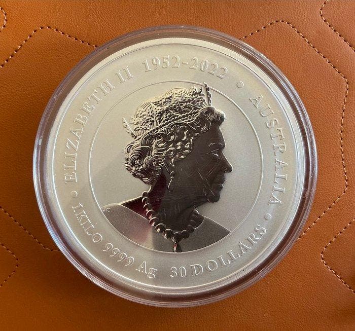 Australië. 30 Dollars 2024 Lunar Year of the Dragon 1 kg, Postzegels en Munten, Munten | Europa | Niet-Euromunten