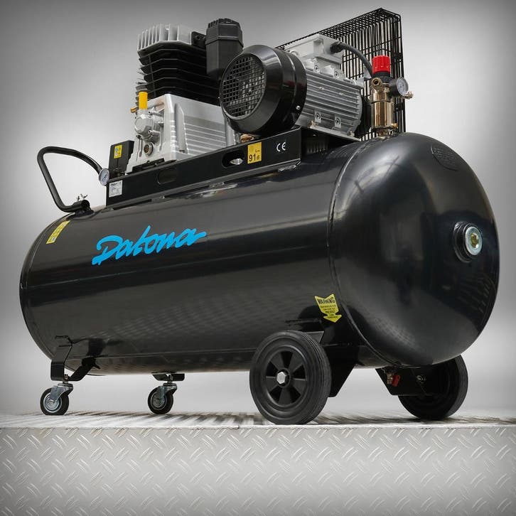 Datona Garage compressor - 270L - 380V - Datona, Doe-het-zelf en Bouw, Compressors, Ophalen of Verzenden