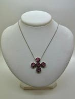 Pasquale Bruni - Collier - 18 carats Or blanc - Saphir rose