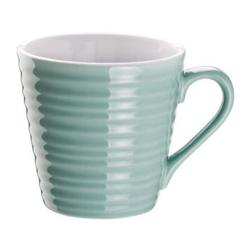 Mokken | CAFÉ | Keramiek | Aqua | 34cl | 6 Stuks |, Verzenden