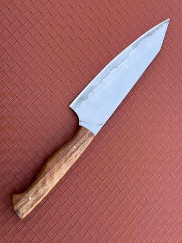 Custom Hand-Forged Premium Chefs Knife - Tafelmes - Staal,
