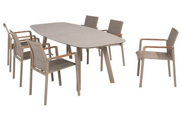 Taste by 4 Seasons Cortina tuinset latte met Manolo tafel |, Nieuw