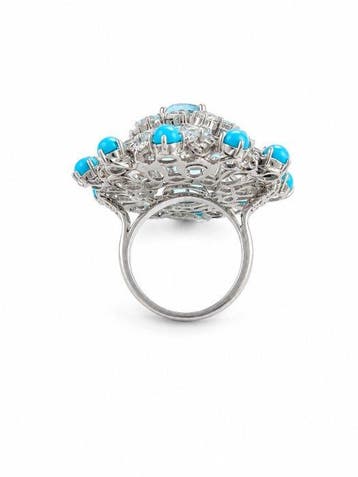 Sans prix de réserve - Bague de cocktail Argent - 12.65ct.