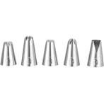 Spuitmondjes | RVS | 5-delig HENDI, Verzenden, Nieuw in verpakking