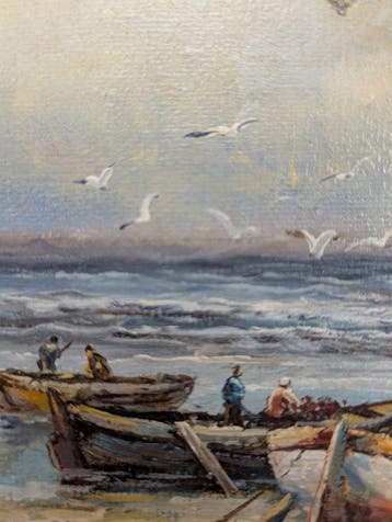 Vernier - Retour de pêche à marée basse