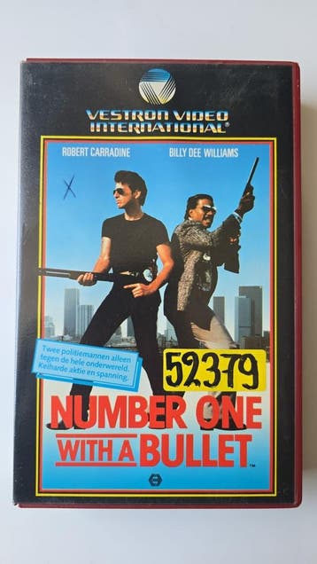 NUMBER ONE WITH A BULLET (EX RENTAL) (VHS), Gebruikt