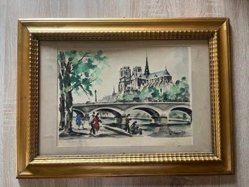 Maurice Legendre (XX) - Paris - Notre Dame, Antiquités & Art