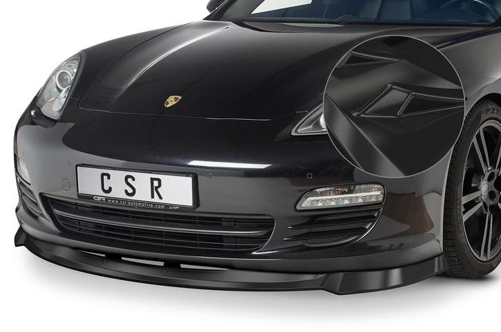 Cup spoilerlip met ABE voor Porsche Panamera 970 CSL445-G, Auto-onderdelen, Carrosserie, Nieuw, Verzenden