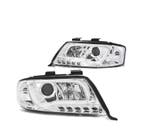 Phares Led Pour Audi A6 97-01 Tru Drl Chromé, Verzenden