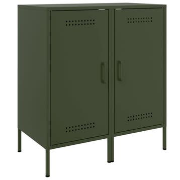 Dressoirs olijfgroen | Tweede kansje | Industriele look, Minder dan 50 cm, Gebruikt, Verzenden, Metaal