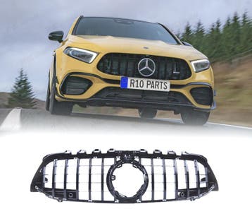 CALANDRE MERCEDES CLASSE A W177 LOOK AMG GT 18-22 NOIR BRILL, Verzenden