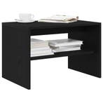 vidaXL Tv-meubel 60x40x40 cm spaanplaat zwart eikenkleurig, Huis en Inrichting, Kasten |Televisiemeubels, Verzenden, Nieuw