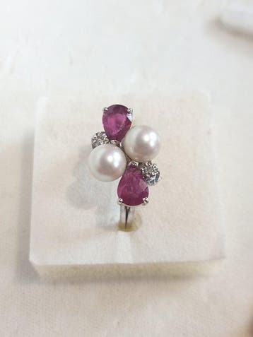 Bague de fiançailles - 18 carats Or blanc - 1.40ct. tw., Bijoux, Sacs & Beauté
