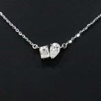 Hanger - 18 karaat Witgoud - 1.00ct. tw. Diamant