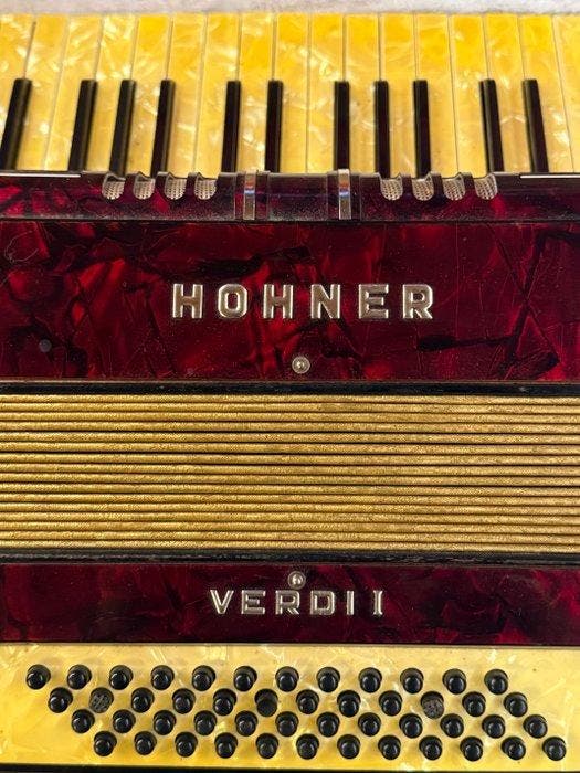 Hohner - Verdi I - - Klvieraccordeon - Duitsland - 1950, Musique & Instruments, Instruments à vent | Flûtes à bec