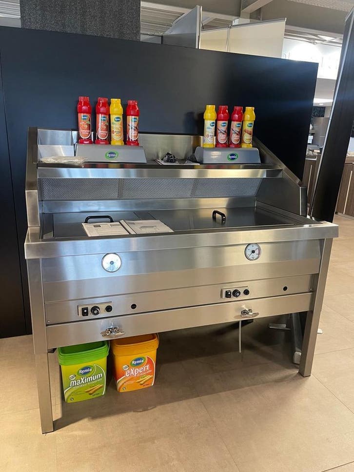 BAKWAND FRITEUSE SMOUTEBOLLEN DOLPHIN VISBAKOVEN PAN-2X45, Zakelijke goederen, Horeca | Keukenapparatuur, Nieuw in verpakking