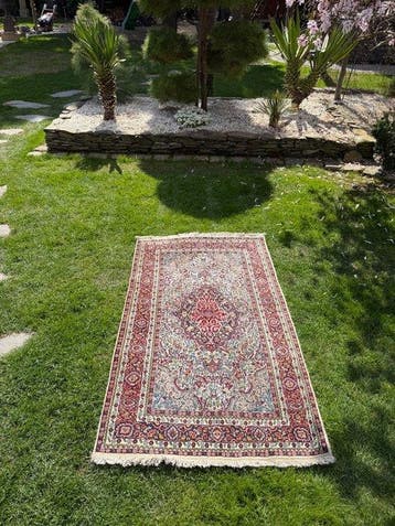 Pakistan Qom met zijde - Tapijt - 165 cm - 93 cm