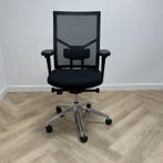 Ergonomische bureaustoel vv gaasrug, zwart -chroom, Ergonomisch, Gebruikt, Zwart, Bureaustoel