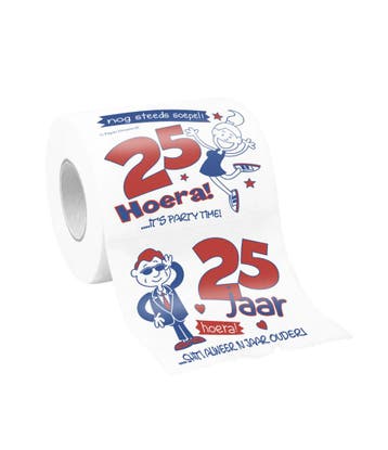 Toiletpapier 25 Jaar, Verzenden