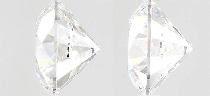 Sans prix de réserve - 2 pcs Diamant (Naturelle) - 1.06 ct -, Bijoux, Sacs & Beauté, Pierres précieuses